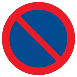 Panneau "stationnement interdit"