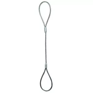 Elingue câble 1 brin, boucles simples