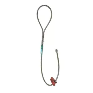Elingue câble de débardage avec boucle épissée et choker coulissant