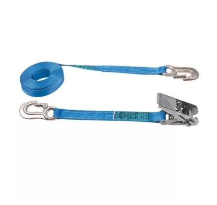 Sangle d’arrimage 25 mm à cliquet – Crochets à linguet – LC 400 daN 1 Sangle bagagère 25 mm, cliquet et crochets à linguet