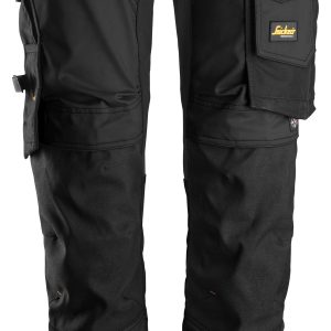 Pantalon SNICKERS - 6341 Allround work coupe ajustée - 100(FR42 jambes courtes), Noir