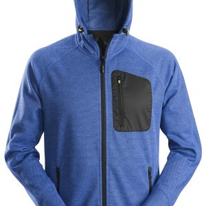 Polaire SNICKERS - 8041 FlexiWork Sweat-shirt à capuche en polaire - XXL, Bleu