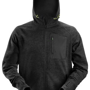 Polaire SNICKERS - 8041 FlexiWork Sweat-shirt à capuche en polaire - S, Noir
