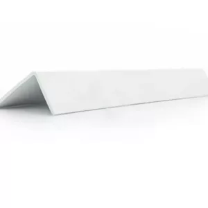 Cornière de protection PVC blanc, longueur 2,4 mètres
