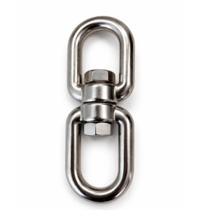 Émerillon acier inoxydable – liaison rotative inox pour chaîne et cordage