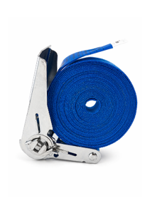 Sangle d’arrimage 25 mm type ceinture à cliquet 8 Sangle d’arrimage 25 mm type ceinture avec tendeur à cliquet bleu 2