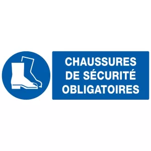 chaussures de sécurité obligatoires