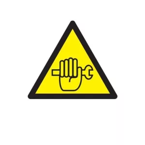 Panneau triangulaire "danger engin de levage"