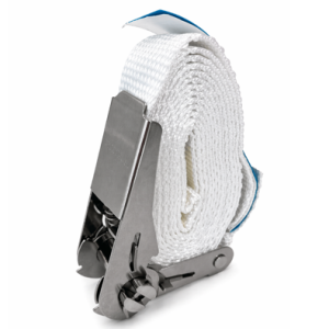 Sangle d’arrimage 25 mm cliquet inox LC 400 daN