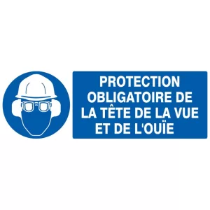 protection obligatoire de la tete de la vue et de l'ouie