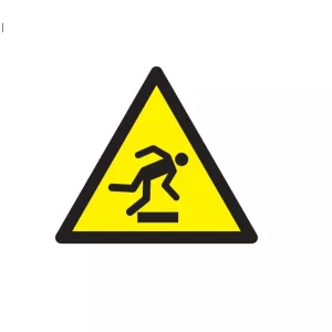 Panneau rectangulaire "trébuchement"