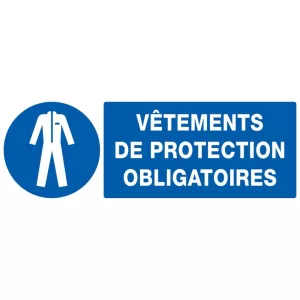 Vêtements de protection obligatoires