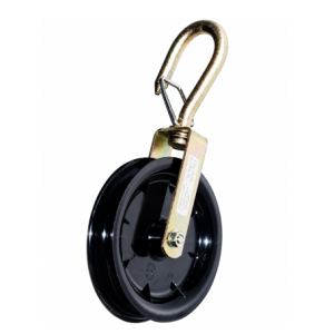 Poulie plastique corde chantier 22-30 mm – charge 40 kg
