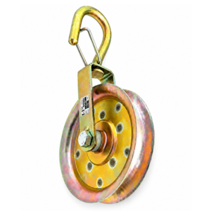 Poulie métal pour corde 20 à 32 mm