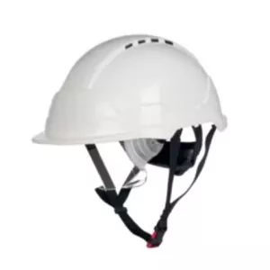 Casque ventilé avec lunettes intégrées
