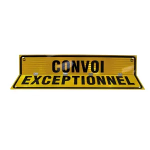 Panneau CONVOI EXCEPTIONNEL pliable Classe B – 250 m