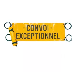Bâche CONVOI EXCEPTIONNEL – Signalisation transport exceptionnel