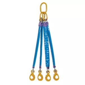 Élingue ronde 4 brins crochets verrouillage automatique | WEISS