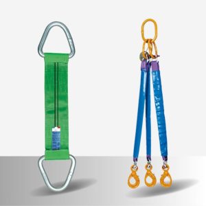 Levage textile professionnel – Élingues rondes et sangles plates