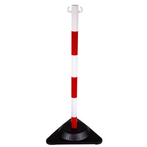 POTEAU ROUGE BLANC 90CM