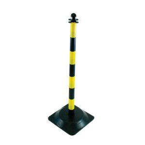POTEAU jaune et noir 90CM